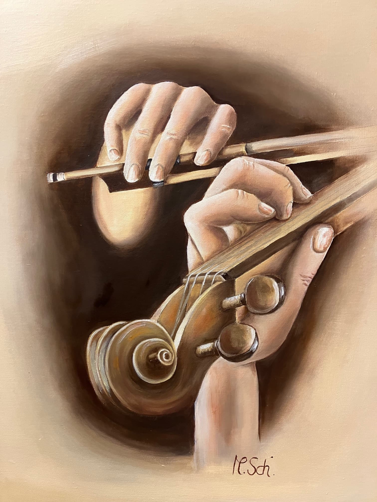 Gemälde 9, 50 × 70 cm, von Monika Schweiter-Pezzola