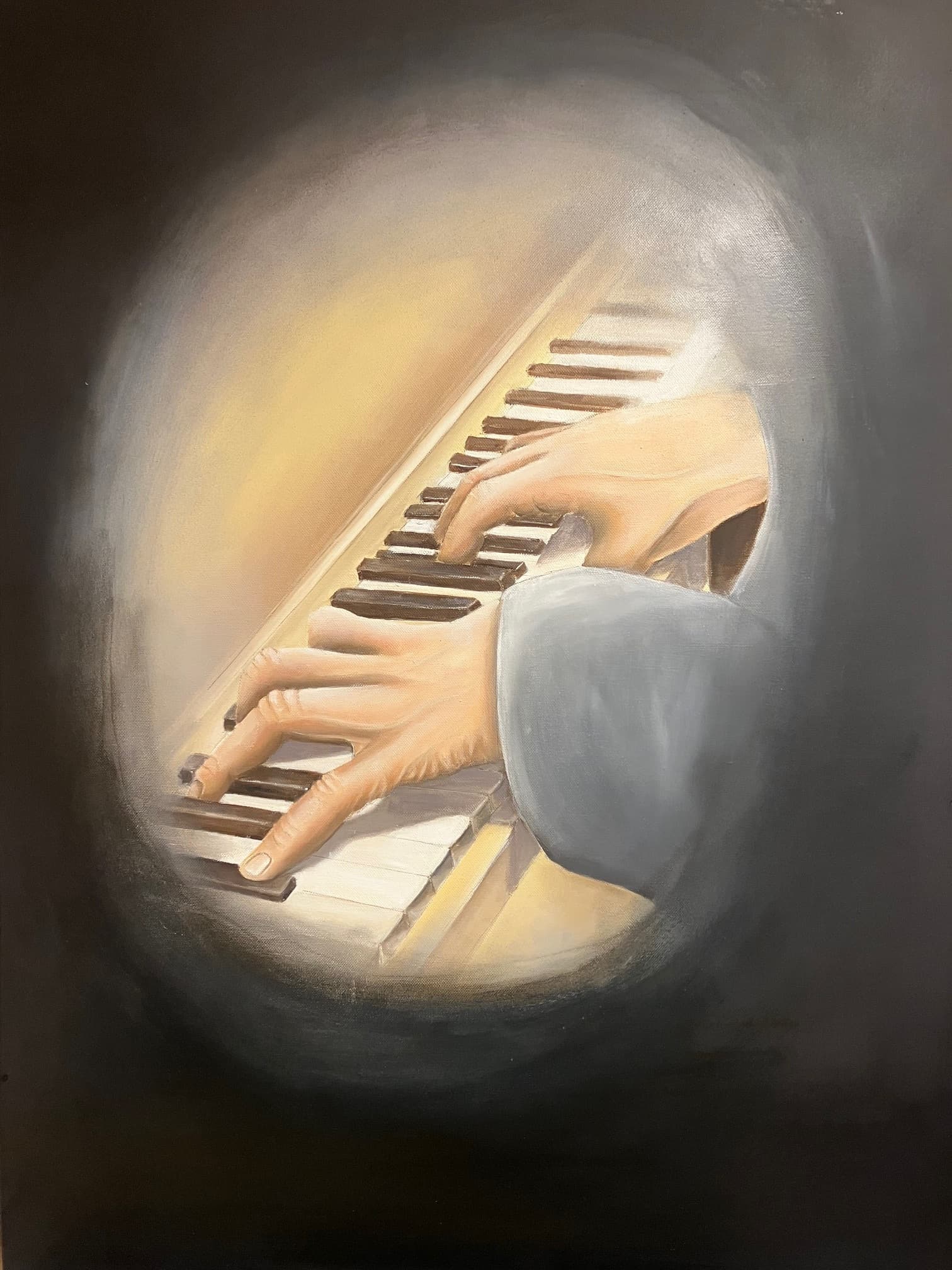 Gemälde 10, 70 × 80 cm, von Monika Schweiter-Pezzola
