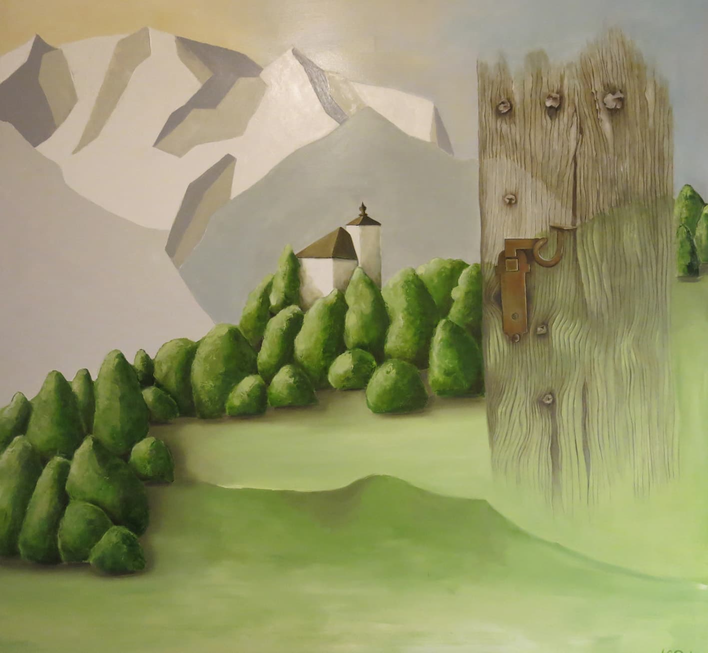 Gemälde 16, 120 × 120 cm, von Monika Schweiter-Pezzola